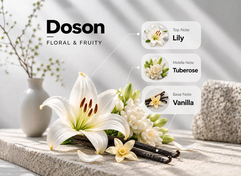 Doson <br><span style="font-size:14px;">Floral & Fruity</span> — Monfiora fragrance