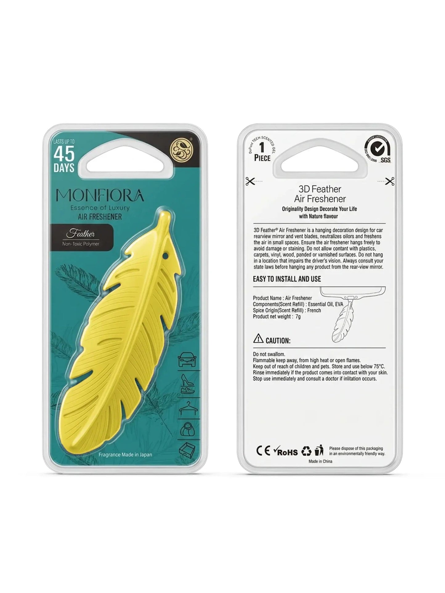 Feather Air Freshener - monfiora - Monfiora