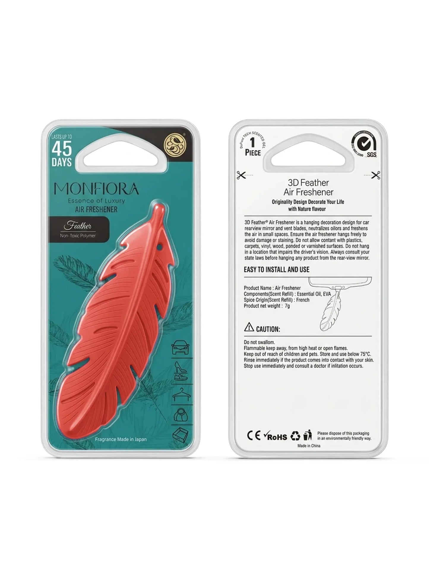 Feather Air Freshener - monfiora - Monfiora