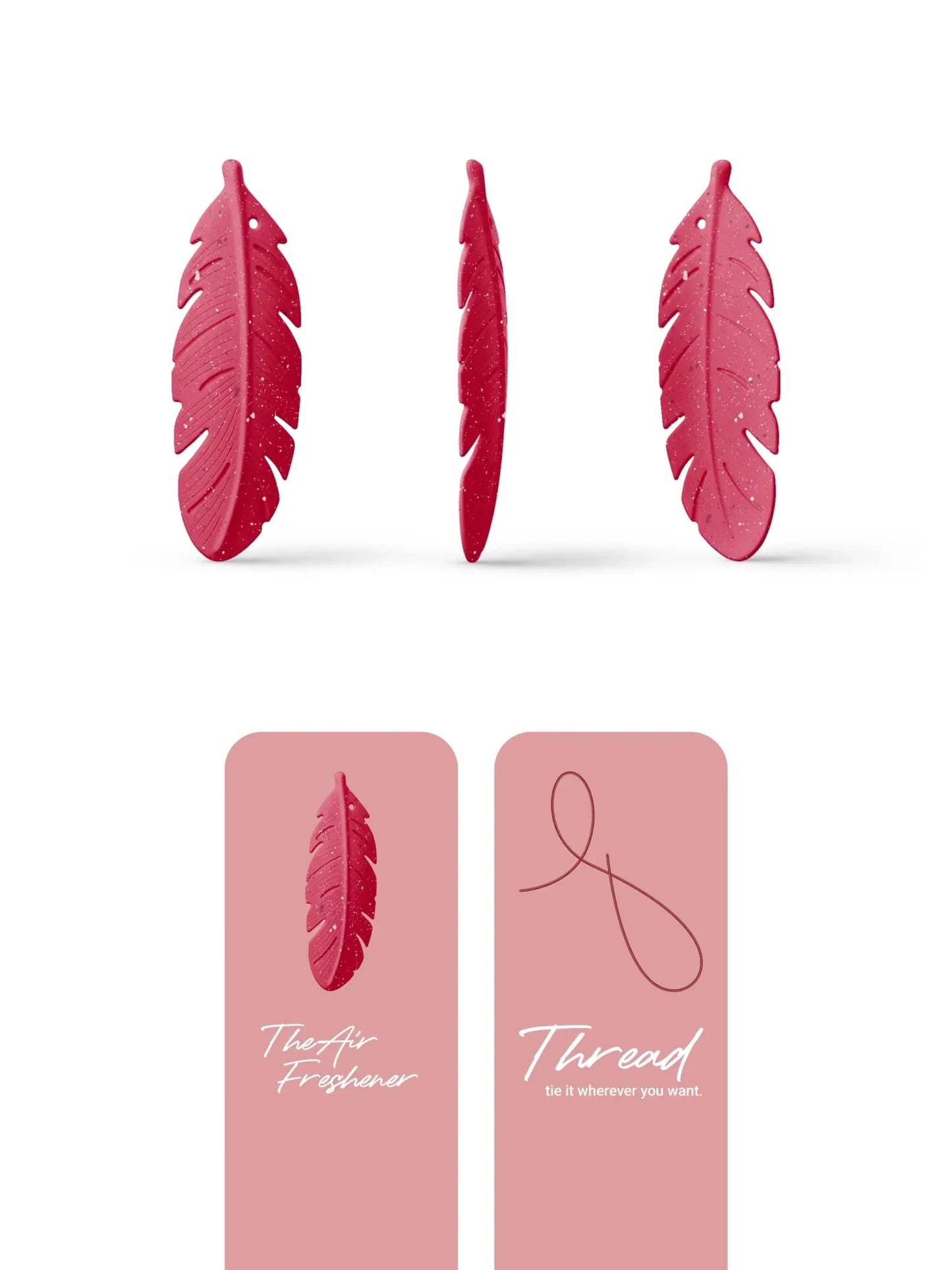 Feather Air Freshener – Rose & Black Currant